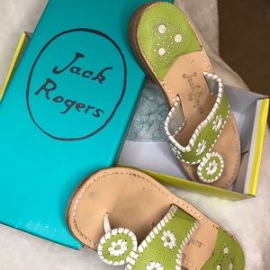 LIME GREEN JACK ROGERS SZ 7